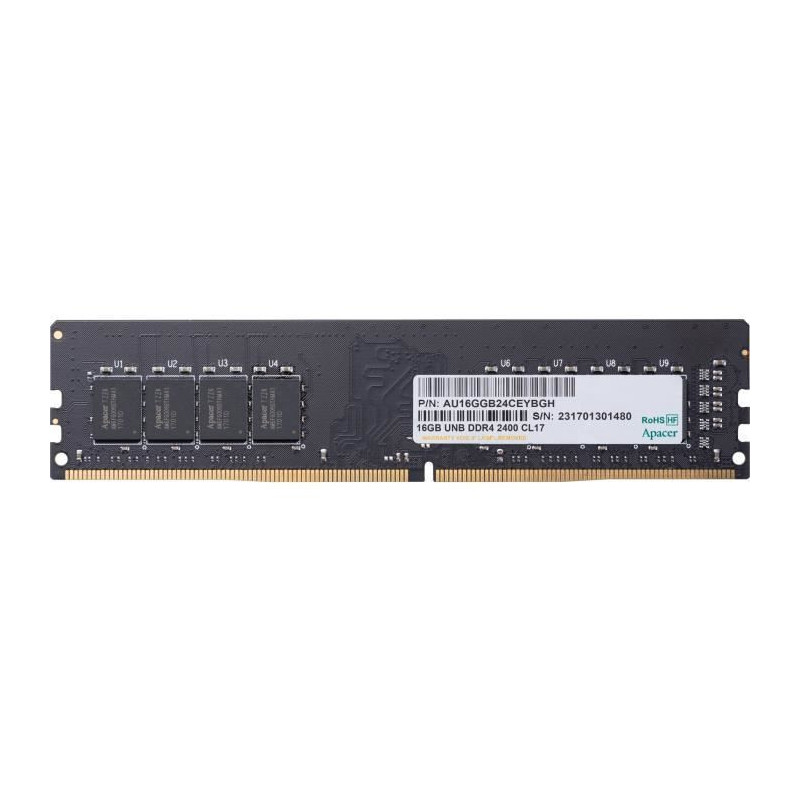 barrette-memoireapacer-dimm-16go-ddr4-2400mhz
